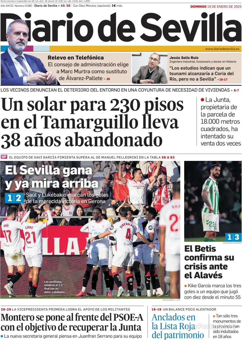 Portada La Voz de Galicia 2025-01-19