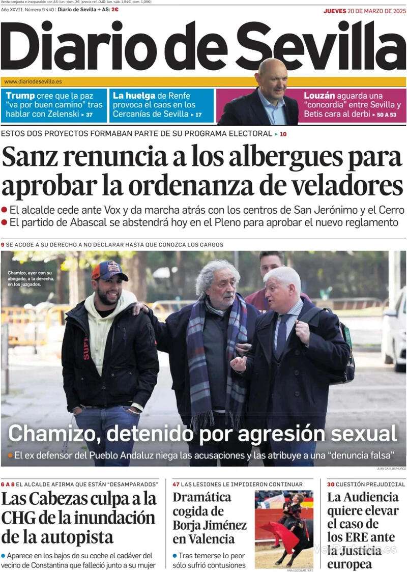Portada La Voz de Galicia 2025-03-20