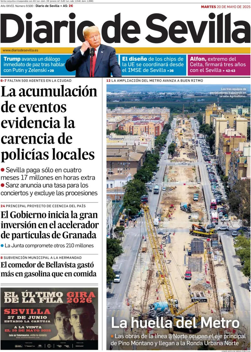 Portada La Voz de Galicia 2025-05-20