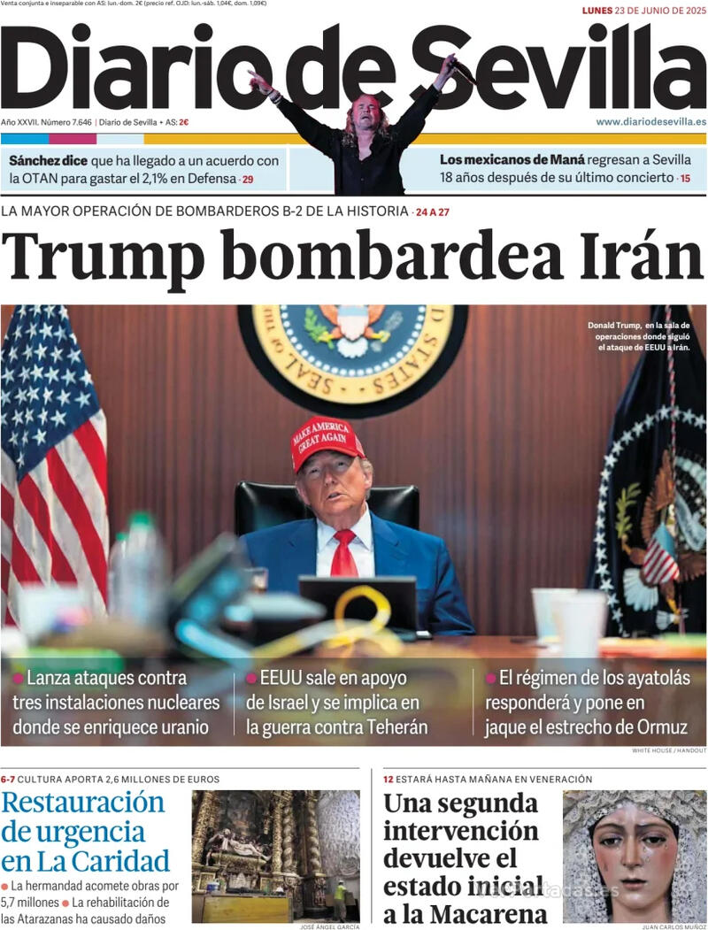 Portada La Voz de Galicia 2025-06-23