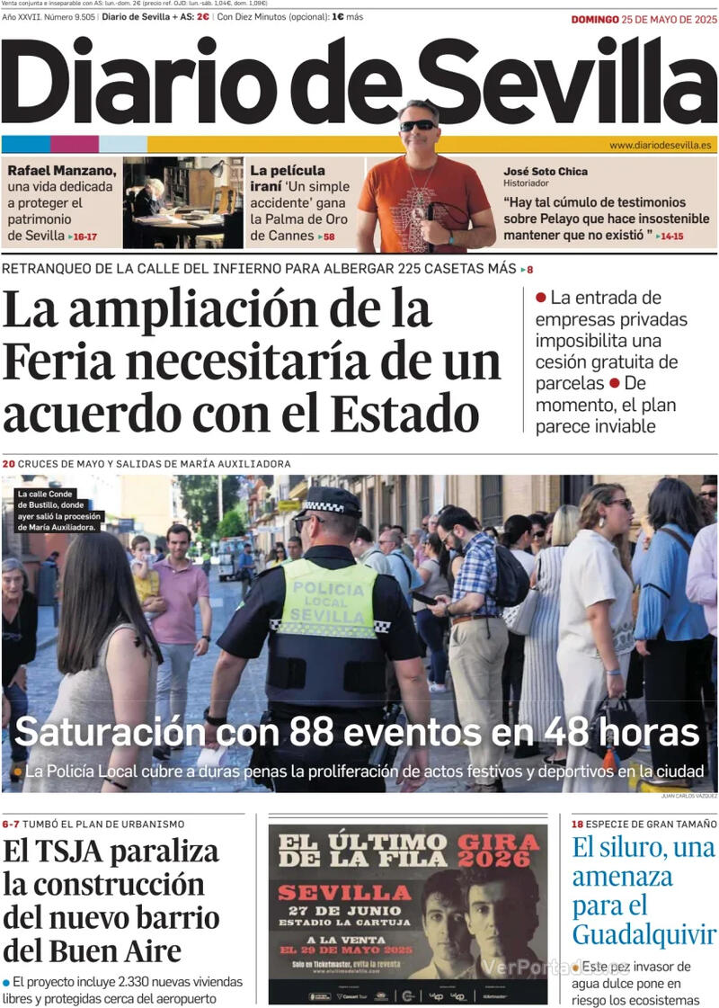 Portada La Voz de Galicia 2025-05-25