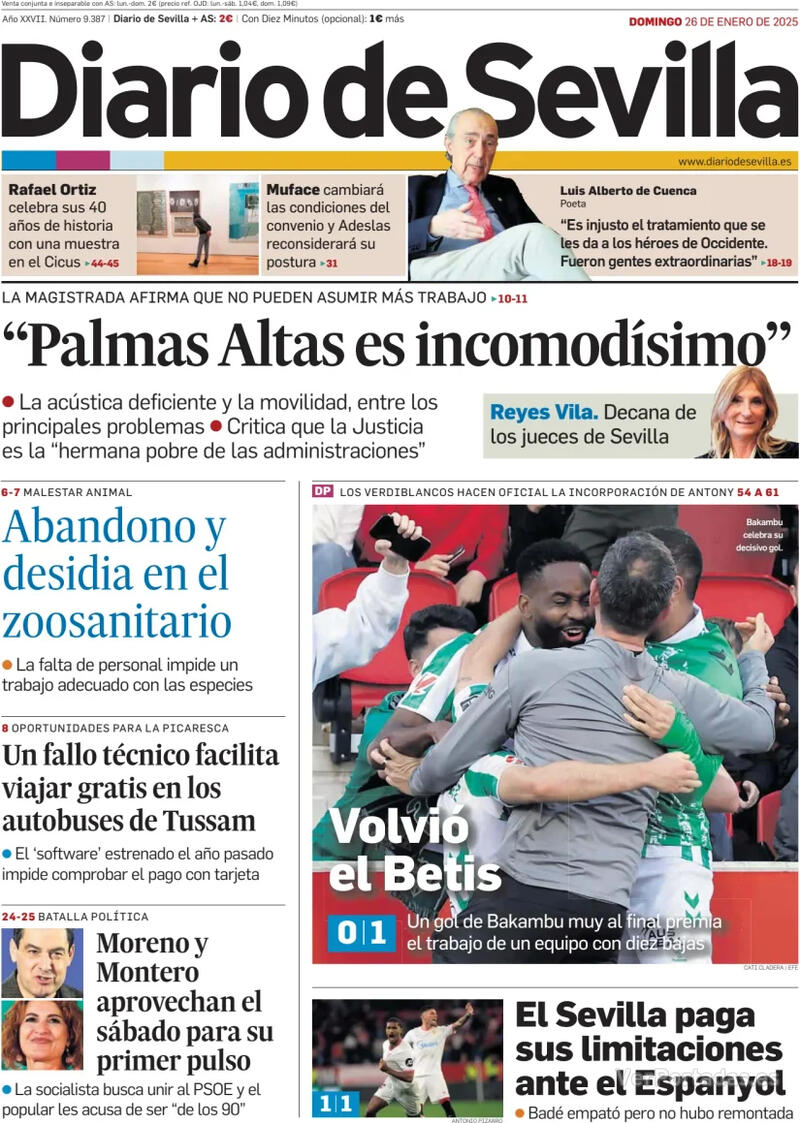 Portada La Voz de Galicia 2025-01-26