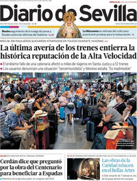 Portada periódico Diario de Sevilla