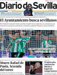 Portada Diario de Sevilla 2025-11-03
