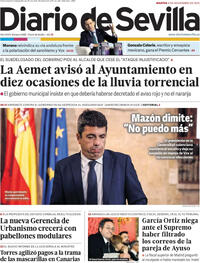 Portada Diario de Sevilla 2025-11-04