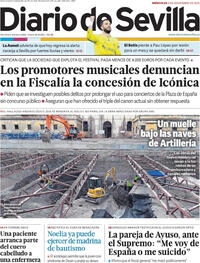 Portada Diario de Sevilla 2025-11-05