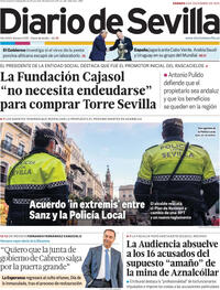 Portada Diario de Sevilla 2025-12-06