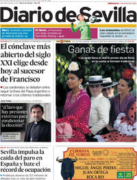 Portada periódico Diario de Sevilla