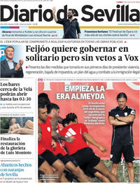Portada periódico Diario de Sevilla