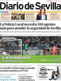 Portada Diario de Sevilla 2025-12-07