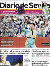 Portada periódico Diario de Sevilla
