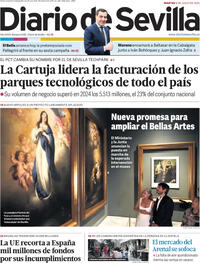 Portada periódico Diario de Sevilla