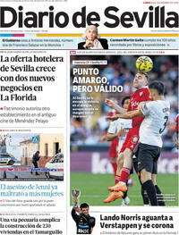 Portada Diario de Sevilla 2025-12-08