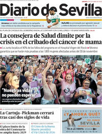 Portada Diario de Sevilla 2025-10-09