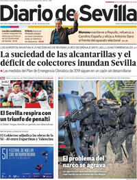 Portada Diario de Sevilla 2025-11-09