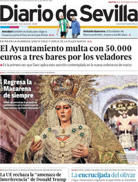 Portada Diario de Sevilla 2025-12-09