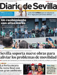 Portada periódico Diario de Sevilla