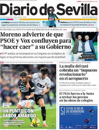 Portada Diario de Sevilla 2025-11-10