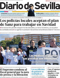 Portada Diario de Sevilla 2025-12-10