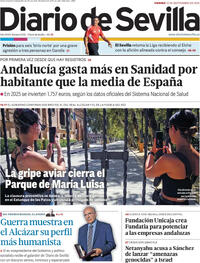 Portada Diario de Sevilla 2025-09-12