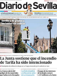 Portada periódico Diario de Sevilla