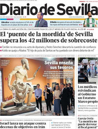Portada periódico Diario de Sevilla