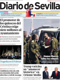 Portada Diario de Sevilla 2025-10-14