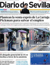 Portada Diario de Sevilla 2025-11-14