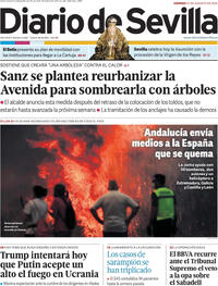 Portada Diario de Sevilla 2025-08-15