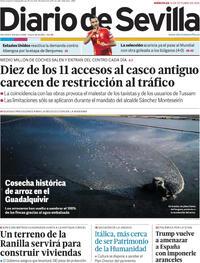Portada Diario de Sevilla 2025-10-15