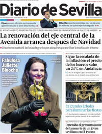 Portada Diario de Sevilla 2025-11-15