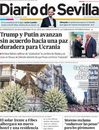 Portada Diario de Sevilla 2025-08-16