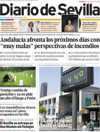 Portada Diario de Sevilla 2025-08-17