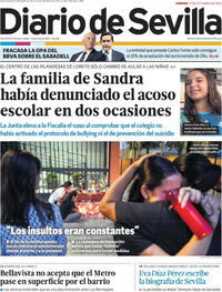Portada Diario de Sevilla 2025-10-17