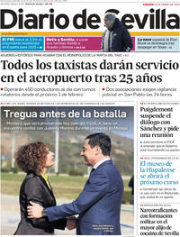 Portada Diario de Sevilla 2025-01-18