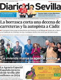 Portada periódico Diario de Sevilla