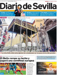 Portada periódico Diario de Sevilla