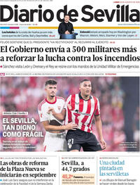 Portada Diario de Sevilla 2025-08-18