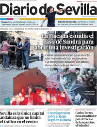 Portada Diario de Sevilla 2025-10-18