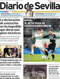 Portada Diario de Sevilla 2025-08-19