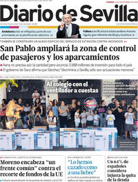 Portada Diario de Sevilla 2025-09-19