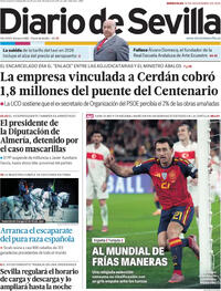 Portada Diario de Sevilla 2025-11-19