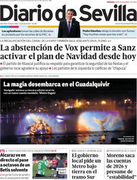 Portada Diario de Sevilla 2025-12-19
