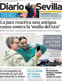 Portada Diario de Sevilla 2025-01-20