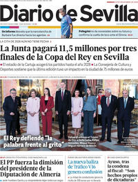 Portada Diario de Sevilla 2025-11-22