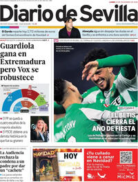 Portada Diario de Sevilla 2025-12-22
