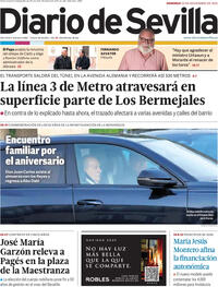 Portada periódico Diario de Sevilla