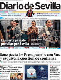 Portada Diario de Sevilla 2025-12-23