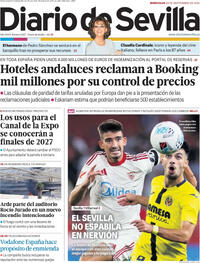 Portada Diario de Sevilla 2025-09-24