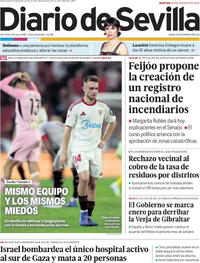 Portada Diario de Sevilla 2025-08-26
